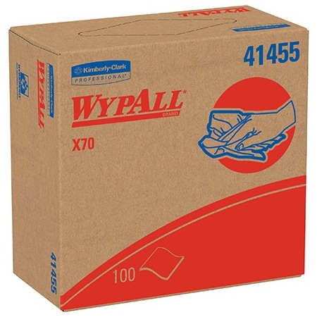 Bsc Preferred Kimberly Clark WypALL X70 9.1 x 16.8'' Industrial Pro Wipers Dispenser Box, 10PK BUY00487853